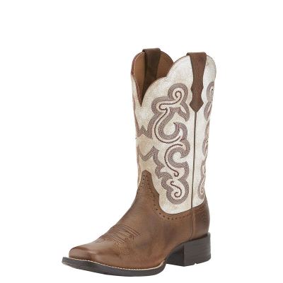 Ariat Quickdraw - Western Laarzen Bruin / Beige Dames - 10361-926